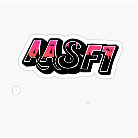 aasf logo sticker  sale  samimagination redbubble