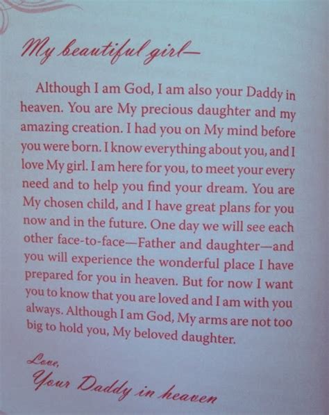 Letter To My Dad In Heaven From Daughter LETTER GHW