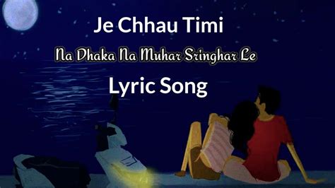 Je Chhau Timi Lyric Song Swoopna Suman X Samir Shrestha YouTube