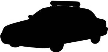 Police Car Silhouette Free Vector Silhouettes