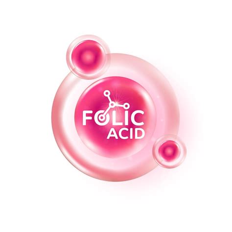 Premium Vector | Folic acid health care and medical concept design