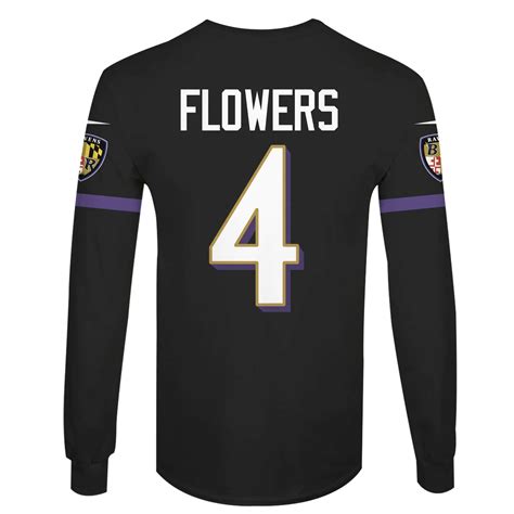 Limited Edition Zay Flowers Baltimore Ravens Hoodie Jersey – TOP REBORN