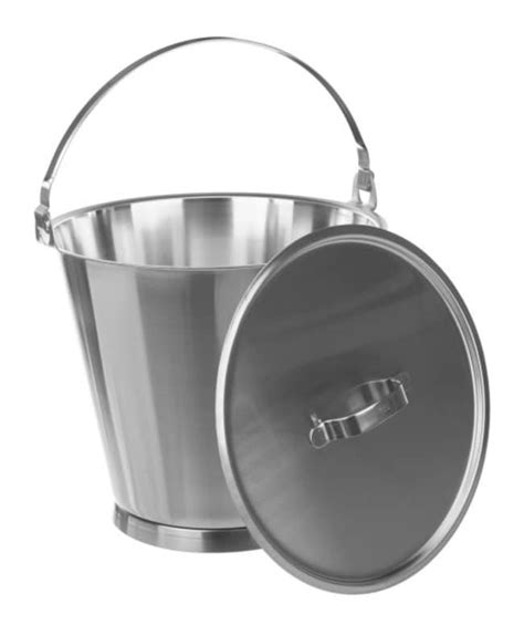 Bochem Stainless Steel Graduated Buckets With Base Ring Specialty Lab