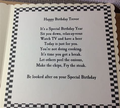 Verse Inside The Special Birthday Card Artofit