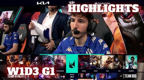 VIT Vs BDS Highlights Week 1 Day 3 LEC Winter 2024 Vitality Vs