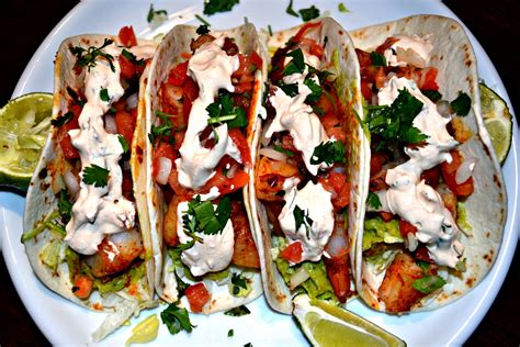 Chipotle Shrimp Tacos With Cilantro Lime Crema A Hint Of Wine