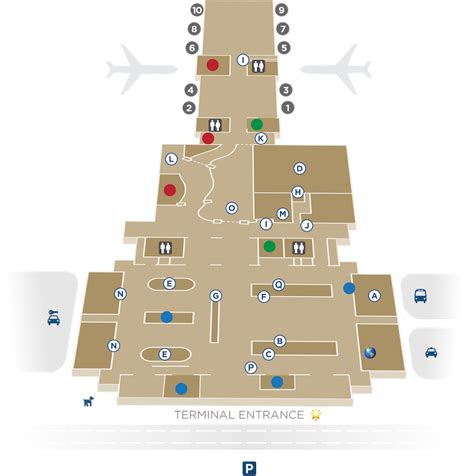 Terminal Map & Guide | Springfield-Branson National Airport (SGF)