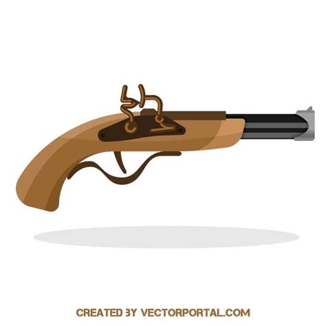 Flintlock Pistol Royalty Free Stock Vector Images And Clip Art