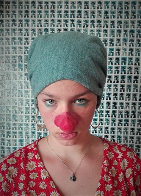 Rubber Clown Nose Gus Handmade Prop Etsy