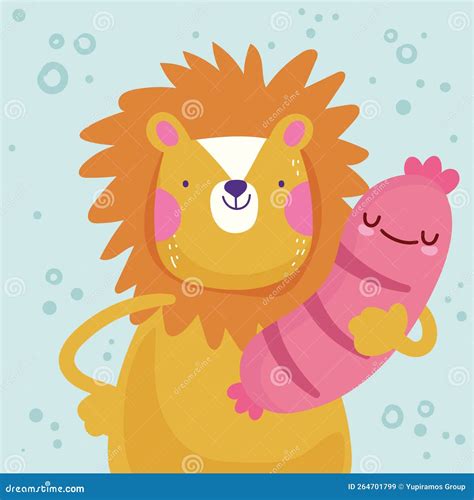 Cute Sausage Mascot Character Thumb Vector Illustration Cartoondealer