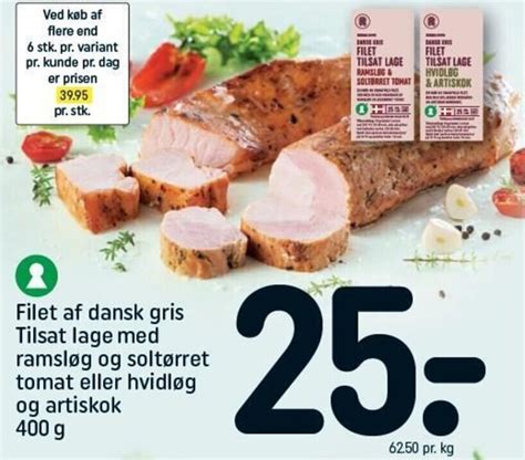 Filet Af Dansk Gris Tilsat Lage Med Ramsl G G Tilbud Hos Rema