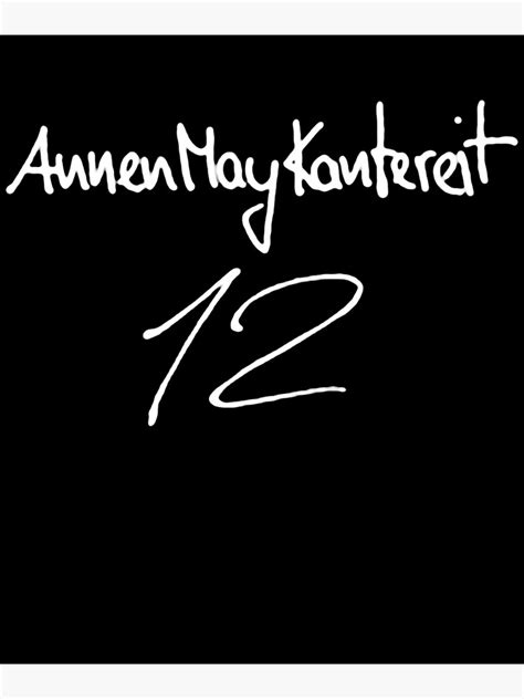 "annenmaykantereit" Poster for Sale by ChantalFournie | Redbubble
