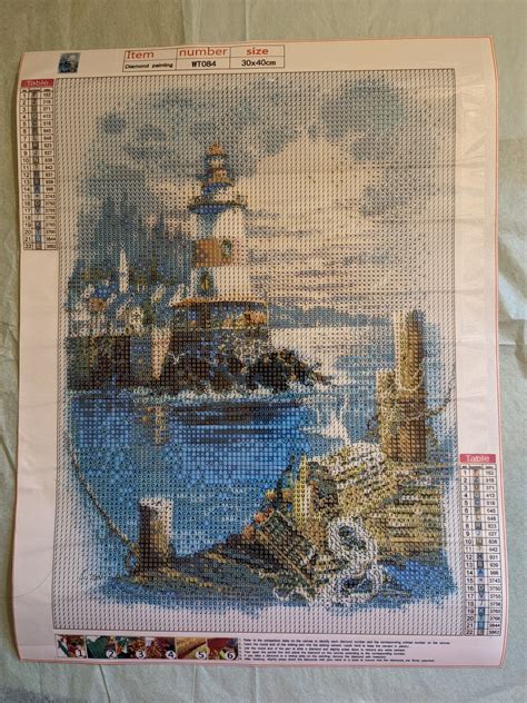 Lighthouse Diamond Painting Kit Lighthouse Diamond Art Etsy