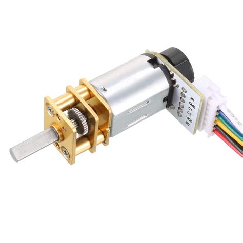 Sourcing Map GA12 N20 6V 60RPM DC Gear Motor With Encoder Speed