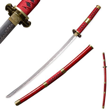 Sword Fort Roronoa Zoro Swords Real Steel Handmade Katana Japanese ...