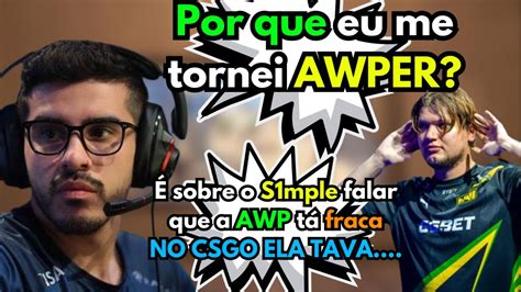 Coldzera falando sobre a mudança para awper YouTube