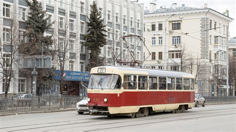 Jekaterinburg Tatra T Su Nr Foto Elektrischer Nahverkehr