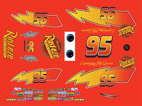 Lightning Mcqueen 95 Sticker