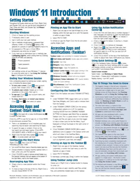 Buy Windows Introduction Quick Reference Guide Cheat Sheet Of