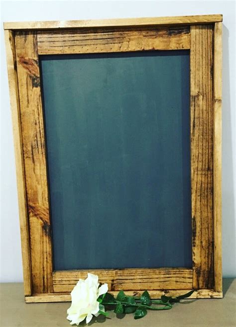 Framed Chalkboard Farmhouse Decor Large By Rustikdecorshop On Etsy