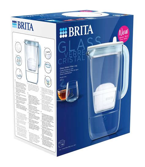 Brita Carafe Filtrante En Verre Light Blue Hifi International