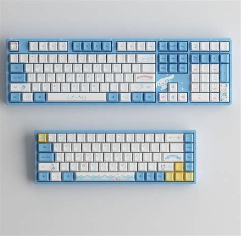 Computer Keyboard Sanrio Electronics Biru Room Decor Computer