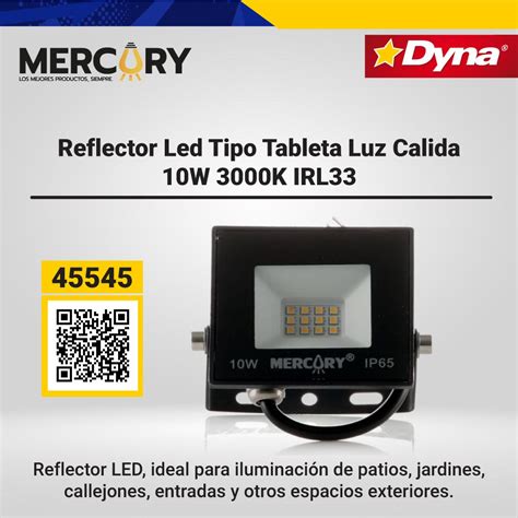 Reflector Led Tipo Tableta Luz Calida 10W IRL33 Dyna Cia S A