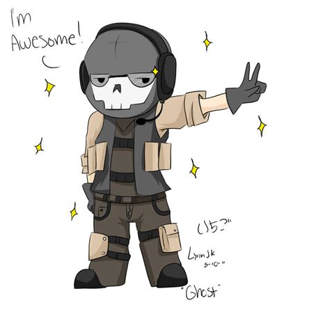 Mw2 Ghost Chibi By Hypermuffinsart On Deviantart