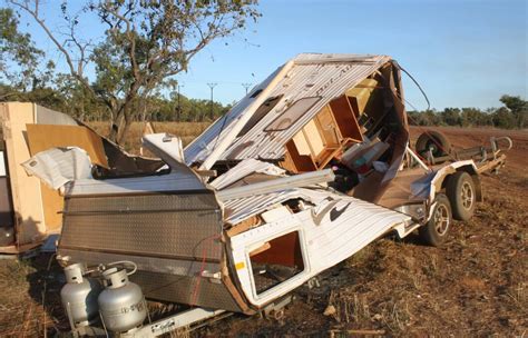 Caravan Destroyed In Crash Katherine Times Katherine Nt