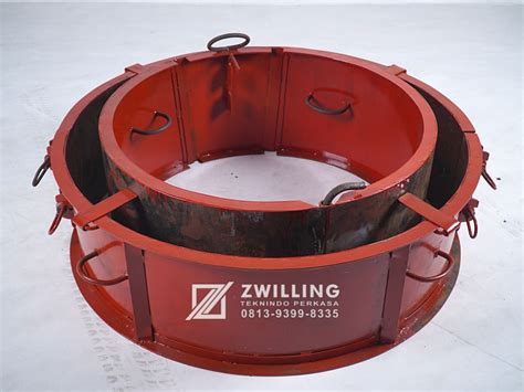 Cetakan Buis Beton Gorong Gorong Saluran Air Drainase Zwilling Lampu