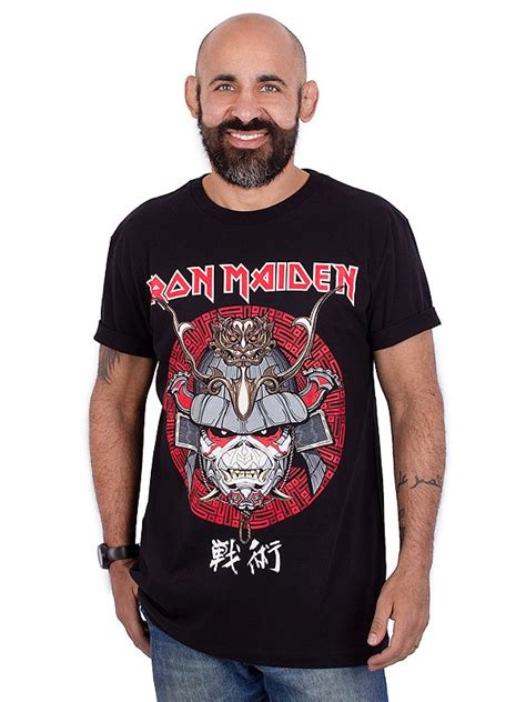 Camiseta Iron Maiden Senjutsu Snake Preta Viva A Vida Arte Viva