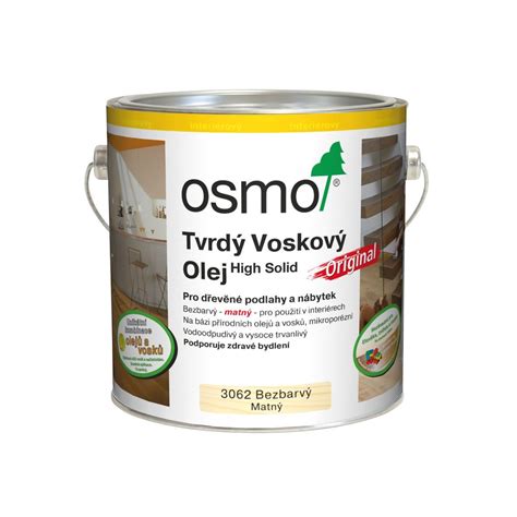 Tvrd Voskov Olej Original Osmo Ochrana D Eva A P Rodn N T Ry Na