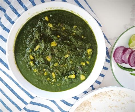 Spinach Corn Curry