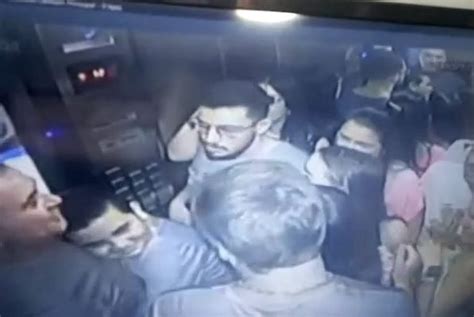 Vídeo elevador 11 pessoas despenca de 1 andar e deixa feridos