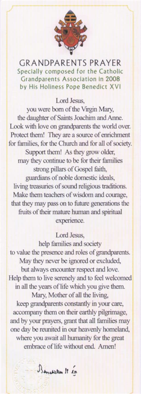 Group Assists Elders in Passing on Their Faith – Catholic Grandparents ...