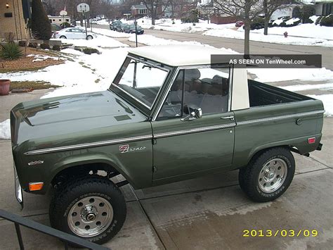 1969 Ford Bronco Half Cab