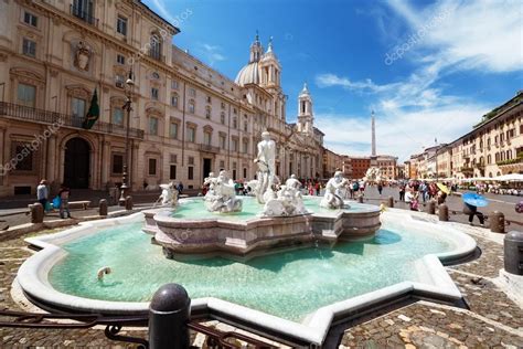 Piazza Navona Rome Italy — Stock Photo © Iakov 32712605