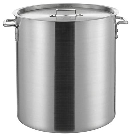 Choice 60 Qt Heavy Weight Aluminum Stock Pot With Cover