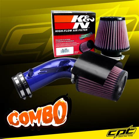 K N Air Filter CPT Cold Air Intake System Blue 09 18 Nissan Maxima