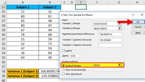 Z Test In Excel Formula Examples How To Use Z Test Function