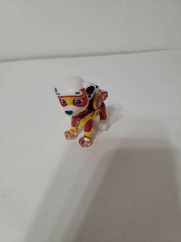 Paw Patrol Mighty Pups Marshall Figure with Light-up Badge and Paws ...