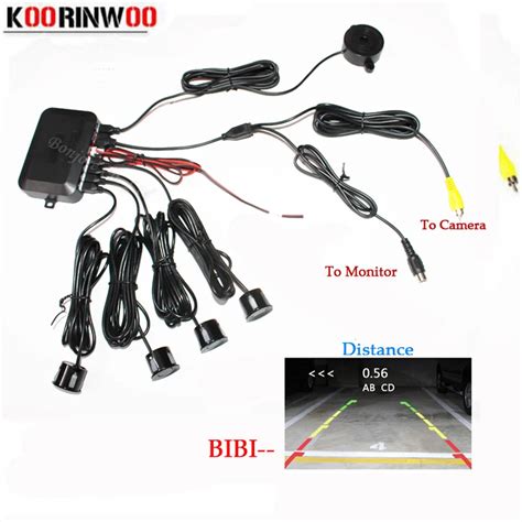 Koorinwoo Dual Core CPU Video System Car Parking Sensor Reverse Backup