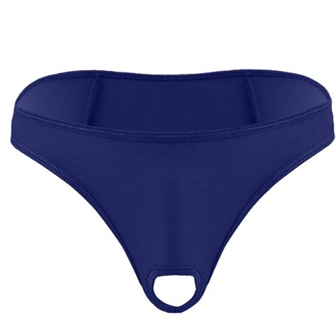 Buy Sexy Mens Lingerie Briefs Jockstraps One Piece Thong Bikini Front Hole Underwear G String