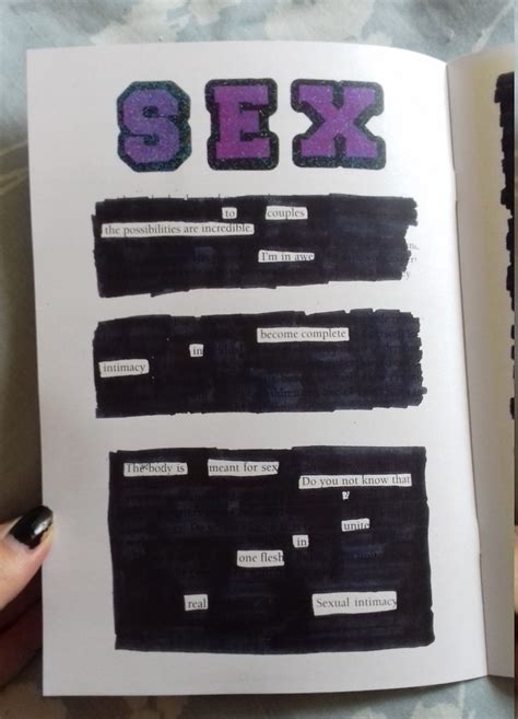 Sex Poems A Blackout Poetry Zine Etsy