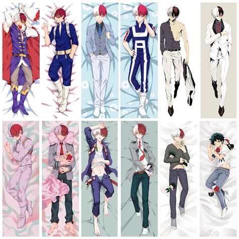 My Hero Academia Dakimakura Pillow Case Bedroom Decoration Cosplay Cartoon Otaku Hug Todoroki