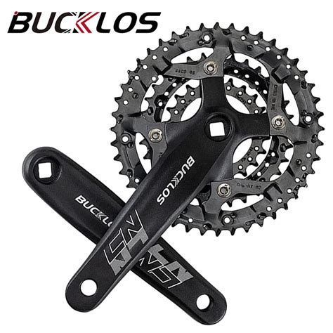 BUCKLOS 64 104BCD MTB Crankset 22T 32T 44T Triple Speed Bicycle