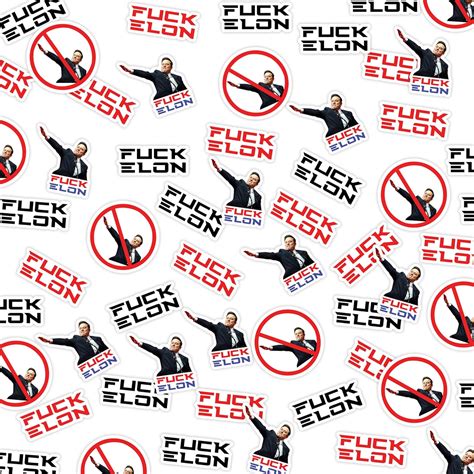 Amazon Pc Anti Elon Musk Sticker Pack Fuck Elon Sticker Pack