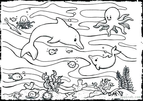 Deep Sea Creatures Coloring Pages at GetColorings.com | Free printable ...