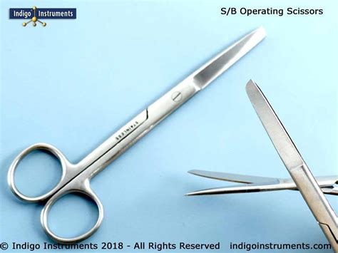 Operating Scissors Sharp Blunt Medical Stainless Steel