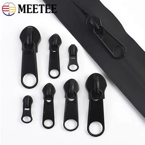 10 20 30 50Pcs 3 5 8 10 Meetee Zipper Slider For Nylon Zippers Clothes